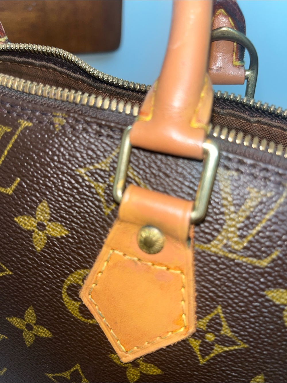 Louis Vuitton  Monogram Alma painted vachetta COA w/insert - Picture 16 of 16